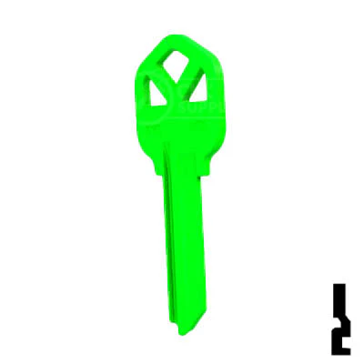 Uncut Key Blank | Kwikset KW1 | Neon (50PK) - Image 107