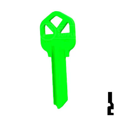 Uncut Key Blank | Kwikset KW1 | Neon (50PK) - Image 108