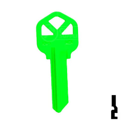 Uncut Key Blank | Kwikset KW1 | Neon (50PK) - Image 111