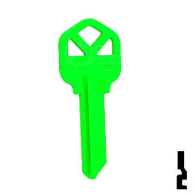 Uncut Key Blank | Kwikset KW1 | Neon (50PK) - Image 112