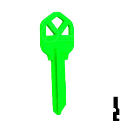 Uncut Key Blank | Kwikset KW1 | Neon (50PK) - Image 113