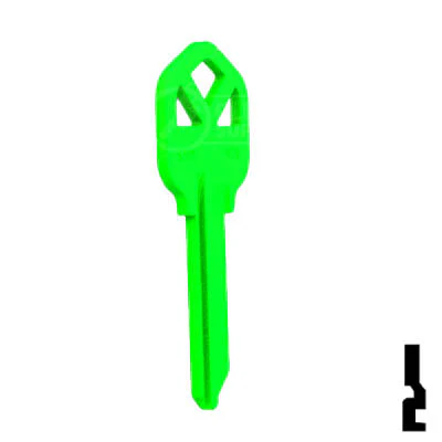 Uncut Key Blank | Kwikset KW1 | Neon (50PK) - Image 114