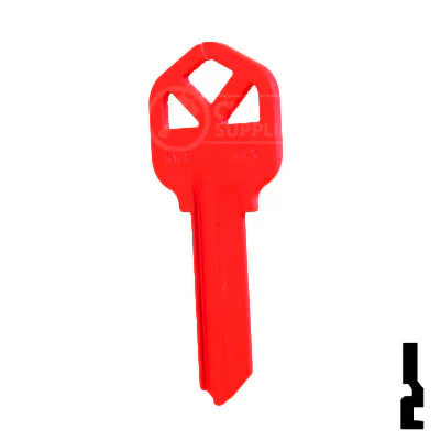 Uncut Key Blank | Kwikset KW1 | Neon (50PK) - Image 12