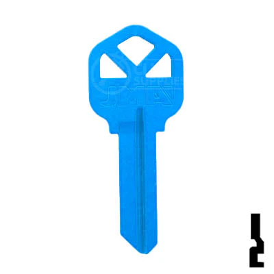 Uncut Key Blank | Kwikset KW1 | Neon (50PK) - Image 123