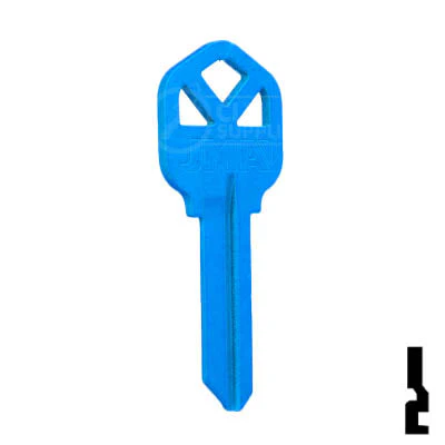 Uncut Key Blank | Kwikset KW1 | Neon (50PK) - Image 125