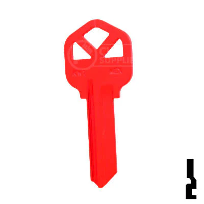 Uncut Key Blank | Kwikset KW1 | Neon (50PK) - Image 13