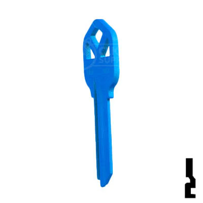 Uncut Key Blank | Kwikset KW1 | Neon (50PK) - Image 130