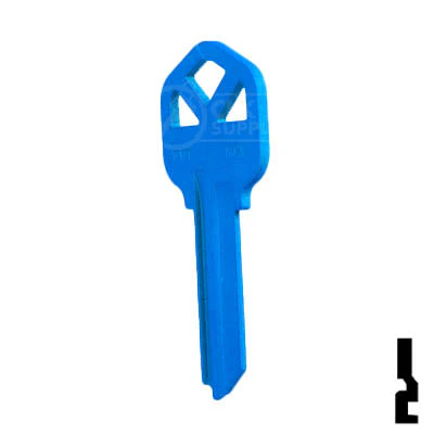 Uncut Key Blank | Kwikset KW1 | Neon (50PK) - Image 131
