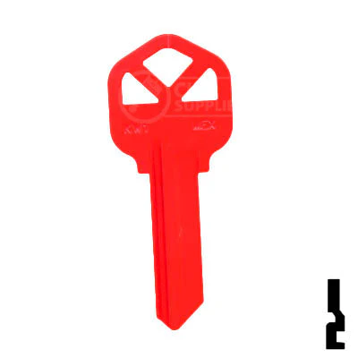 Uncut Key Blank | Kwikset KW1 | Neon (50PK) - Image 14