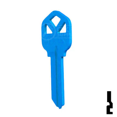 Uncut Key Blank | Kwikset KW1 | Neon (50PK) - Image 143