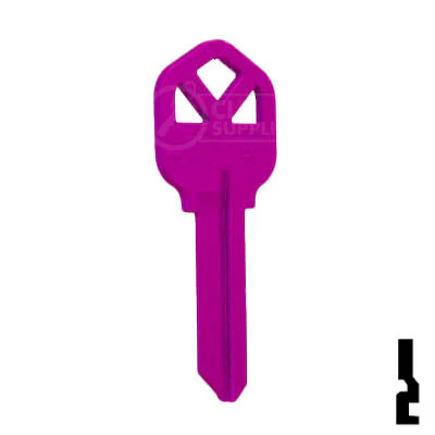 Uncut Key Blank | Kwikset KW1 | Neon (50PK) - Image 149