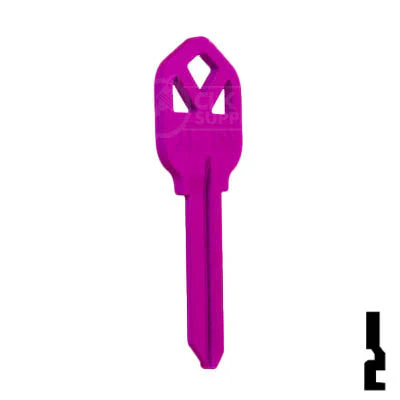 Uncut Key Blank | Kwikset KW1 | Neon (50PK) - Image 150