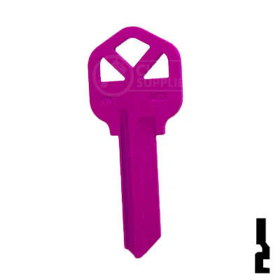 Uncut Key Blank | Kwikset KW1 | Neon (50PK) - Image 157