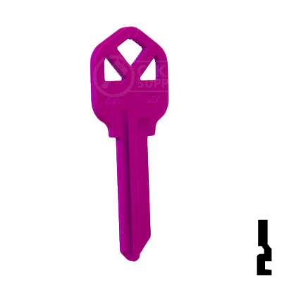 Uncut Key Blank | Kwikset KW1 | Neon (50PK) - Image 161