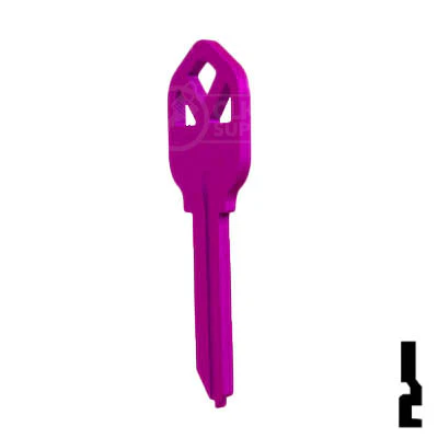 Uncut Key Blank | Kwikset KW1 | Neon (50PK) - Image 166