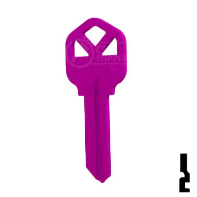 Uncut Key Blank | Kwikset KW1 | Neon (50PK) - Image 168