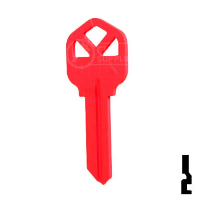 Uncut Key Blank | Kwikset KW1 | Neon (50PK) - Image 24