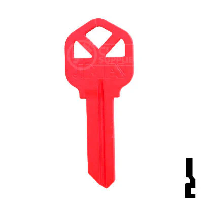 Uncut Key Blank | Kwikset KW1 | Neon (50PK) - Image 25