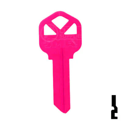 Uncut Key Blank | Kwikset KW1 | Neon (50PK) - Image 26