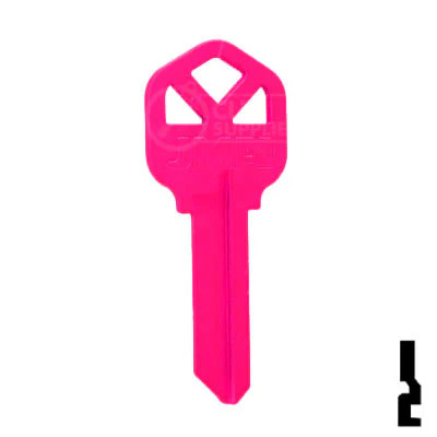 Uncut Key Blank | Kwikset KW1 | Neon (50PK) - Image 28