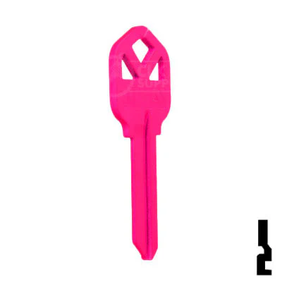 Uncut Key Blank | Kwikset KW1 | Neon (50PK) - Image 30