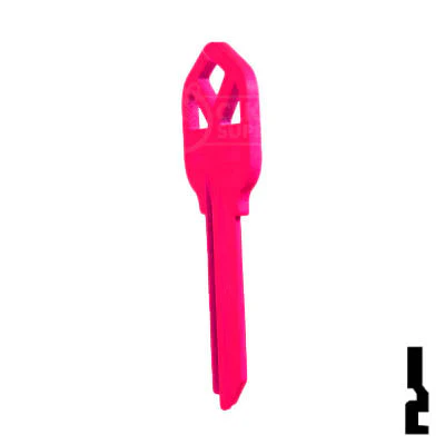 Uncut Key Blank | Kwikset KW1 | Neon (50PK) - Image 34