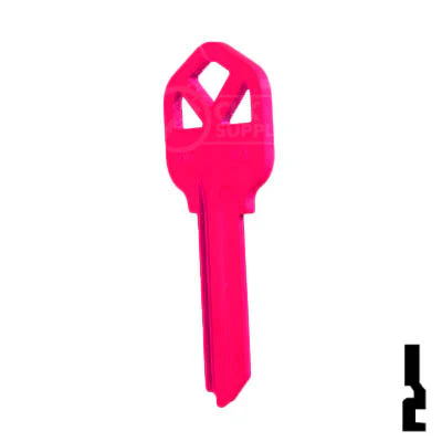 Uncut Key Blank | Kwikset KW1 | Neon (50PK) - Image 35