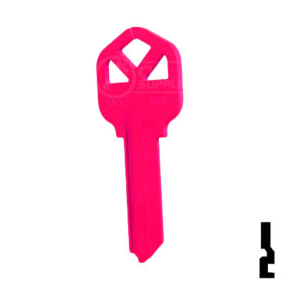 Uncut Key Blank | Kwikset KW1 | Neon (50PK) - Image 36
