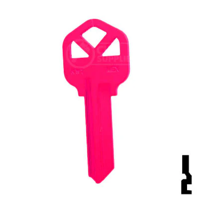 Uncut Key Blank | Kwikset KW1 | Neon (50PK) - Image 37
