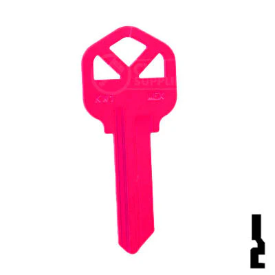 Uncut Key Blank | Kwikset KW1 | Neon (50PK) - Image 39