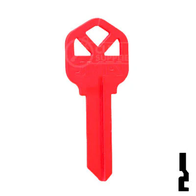 Uncut Key Blank | Kwikset KW1 | Neon (50PK) - Image 4