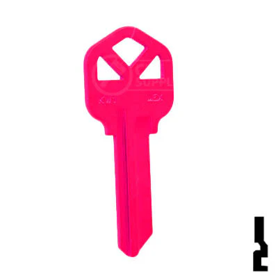 Uncut Key Blank | Kwikset KW1 | Neon (50PK) - Image 40