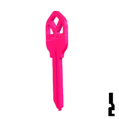Uncut Key Blank | Kwikset KW1 | Neon (50PK) - Image 46