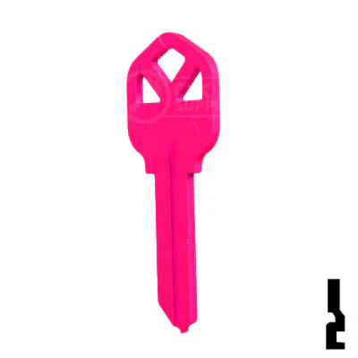 Uncut Key Blank | Kwikset KW1 | Neon (50PK) - Image 47