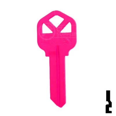 Uncut Key Blank | Kwikset KW1 | Neon (50PK) - Image 49