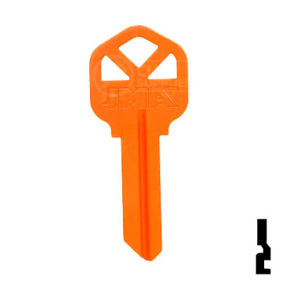 Uncut Key Blank | Kwikset KW1 | Neon (50PK) - Image 50
