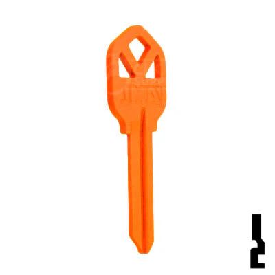 Uncut Key Blank | Kwikset KW1 | Neon (50PK) - Image 54