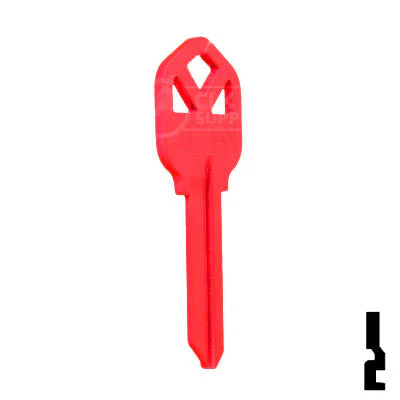 Uncut Key Blank | Kwikset KW1 | Neon (50PK) - Image 6