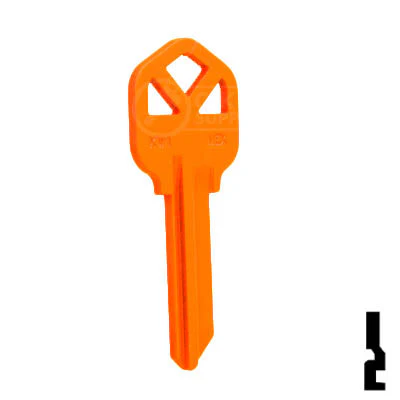 Uncut Key Blank | Kwikset KW1 | Neon (50PK) - Image 65