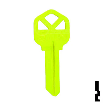 Uncut Key Blank | Kwikset KW1 | Neon (50PK) - Image 75