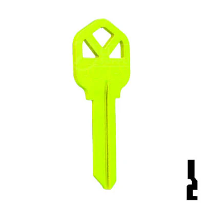 Uncut Key Blank | Kwikset KW1 | Neon (50PK) - Image 77