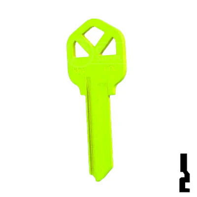 Uncut Key Blank | Kwikset KW1 | Neon (50PK) - Image 84