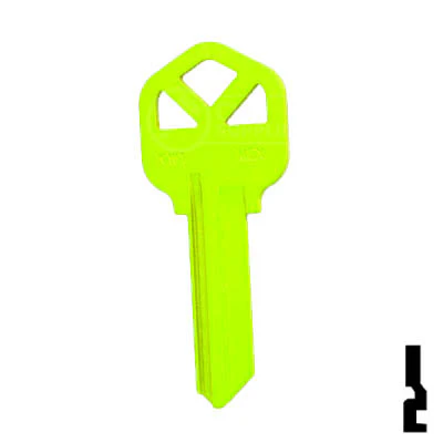 Uncut Key Blank | Kwikset KW1 | Neon (50PK) - Image 85