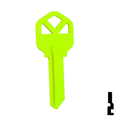 Uncut Key Blank | Kwikset KW1 | Neon (50PK) - Image 88