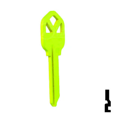 Uncut Key Blank | Kwikset KW1 | Neon (50PK) - Image 91