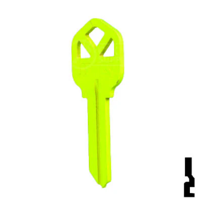 Uncut Key Blank | Kwikset KW1 | Neon (50PK) - Image 95