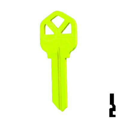 Uncut Key Blank | Kwikset KW1 | Neon (50PK) - Image 96