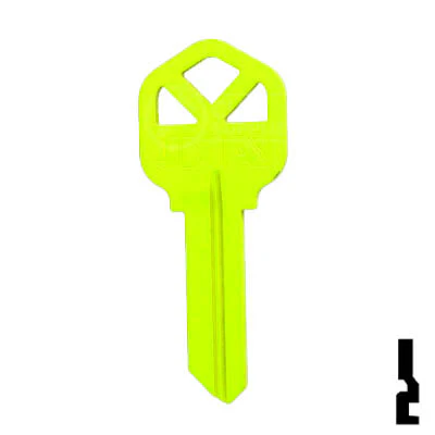 Uncut Key Blank | Kwikset KW1 | Neon (50PK) - Image 97