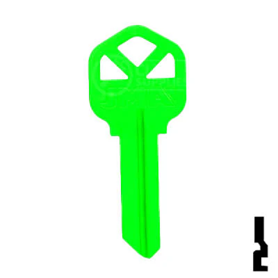 Uncut Key Blank | Kwikset KW1 | Neon (50PK) - Image 98