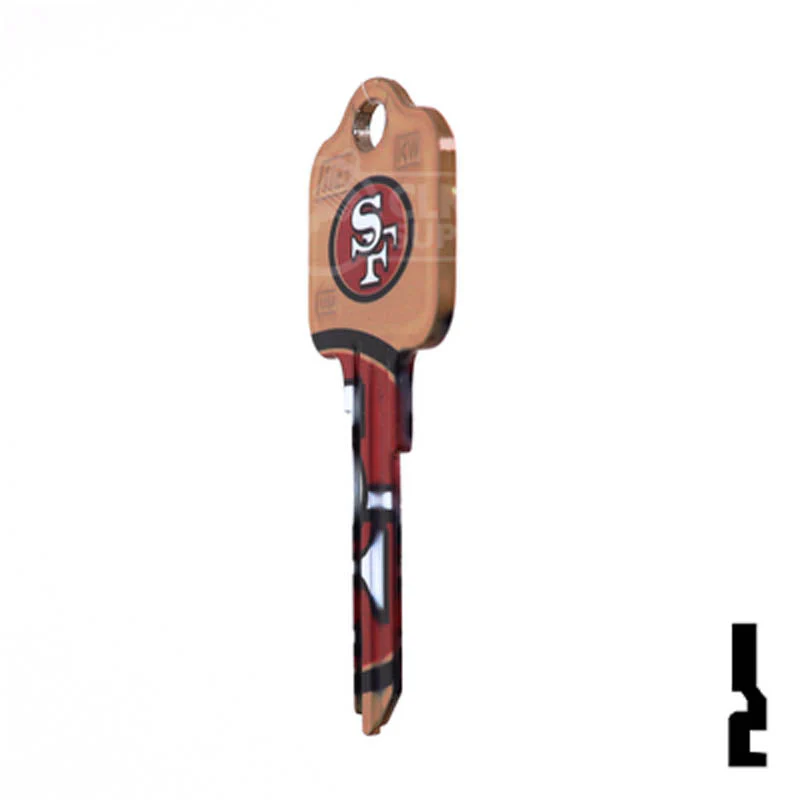 Uncut Key Blank | Kwikset | NFL 49ERS - Image 21